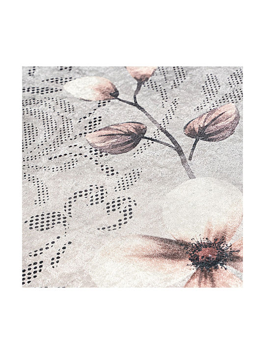 Beauty Home Αντιολισθητικό Χαλί Ορθογώνιο Γκρι 160x230cm
