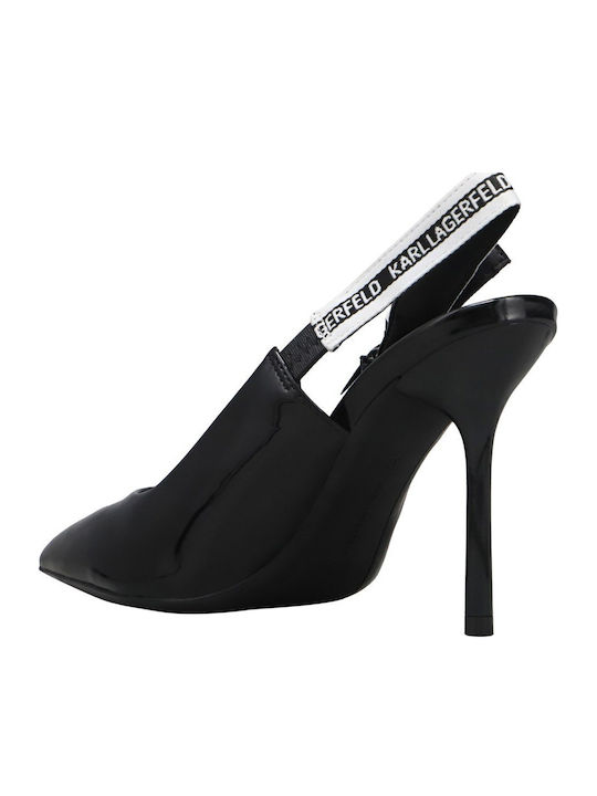 Pumps mit Riemchen Schwarz