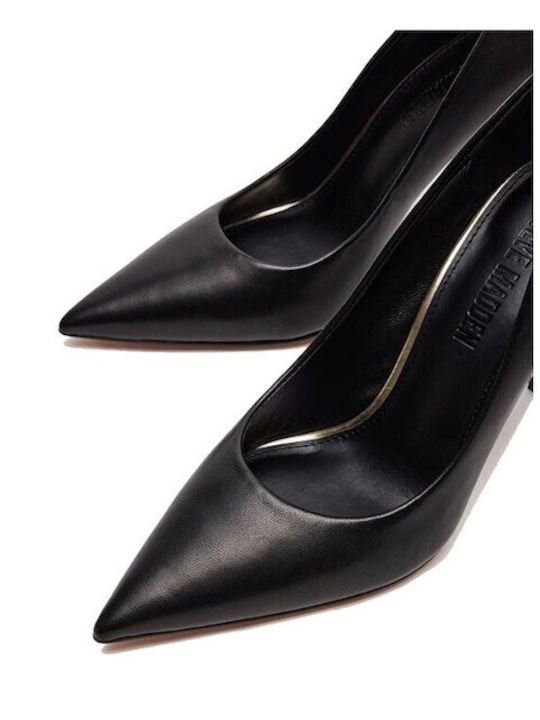 Leather Black Heels Thrive