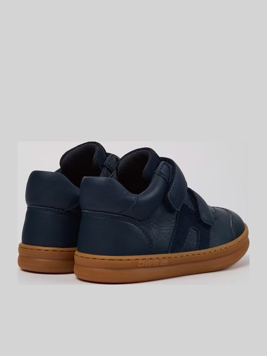 Runner Kids Sneakers with Scratch Blue
