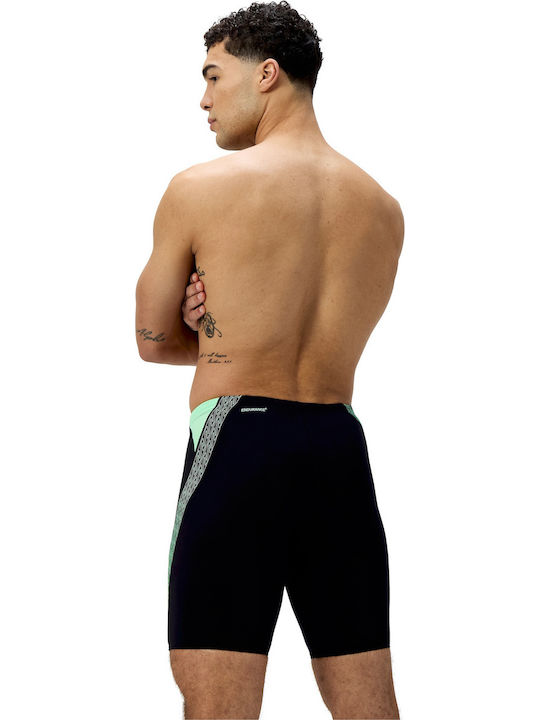 Speedo 00303818666 Мъжки Състезателен Заглушител Бански за плуване Черен