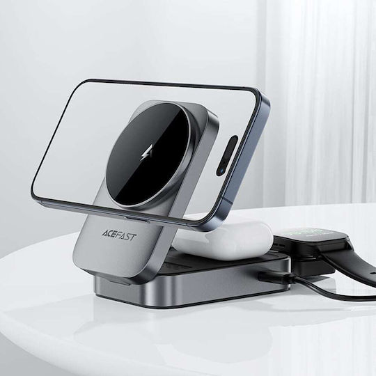 Acefast Magsafe Charger 15W Gray (E22)