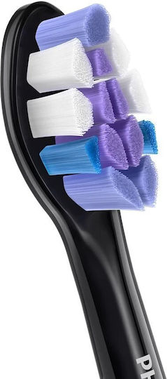 Philips Sonicare S2 Sensitive Electric Toothbrush Replacement Heads Black HX6052/88 Quantity 2