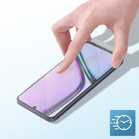 Avizar Tempered Glass Screen Protector Realme Note 60 Note 70t Beveled 2.5D Transparent