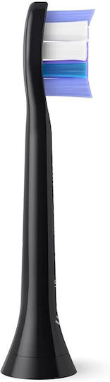 Philips Sonicare S2 Sensitive Electric Toothbrush Replacement Heads Black HX6052/88 Quantity 2
