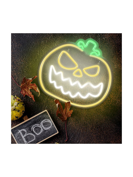 Decorative Lamp Pumpkin Orange