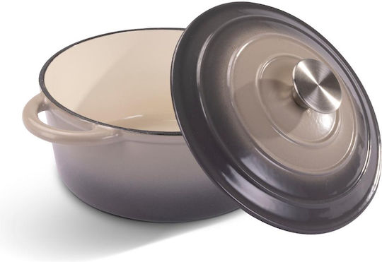 Lamart Iron Βαθιά Κατσαρόλα από Μαντέμι 2.7lt / 22cm