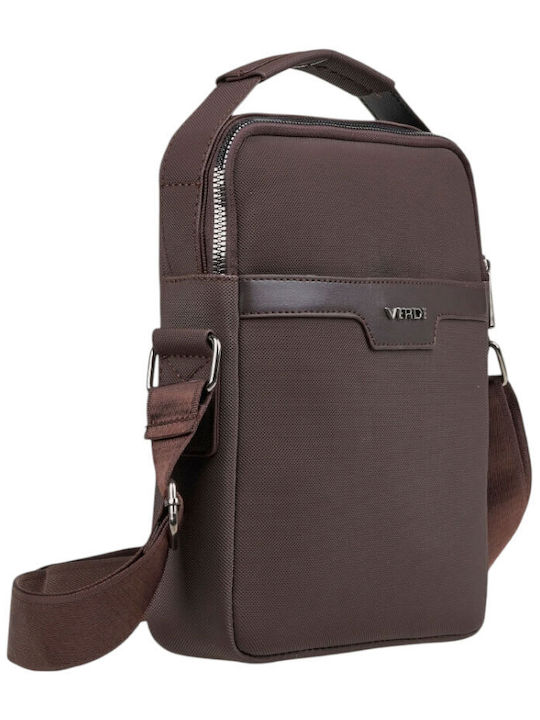 Men's Brown Messenger Bag