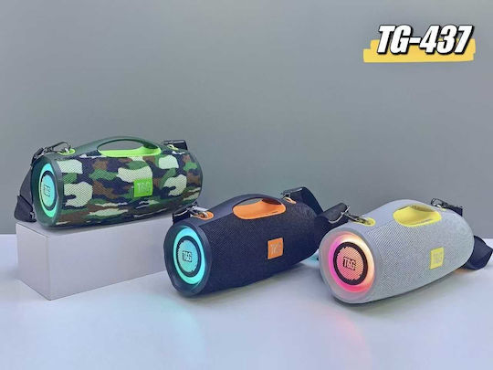 TG-437 Ηχείο Bluetooth 20W με Διάρκεια Μπαταρίας έως 5 ώρες Γκρι