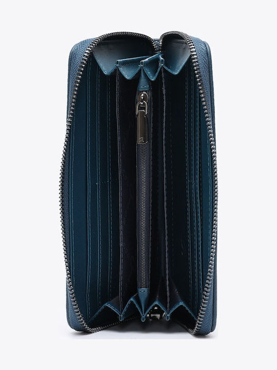Large Women's Wallet Classic Blue