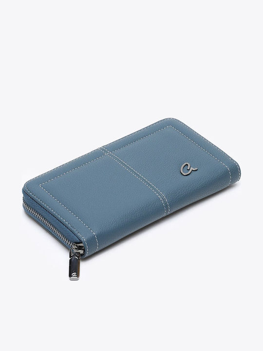 Large Women's Wallet Classic Blue