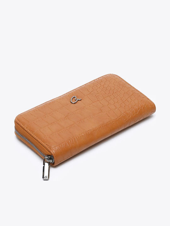 Camel Large Women's Wallet Classic Brown