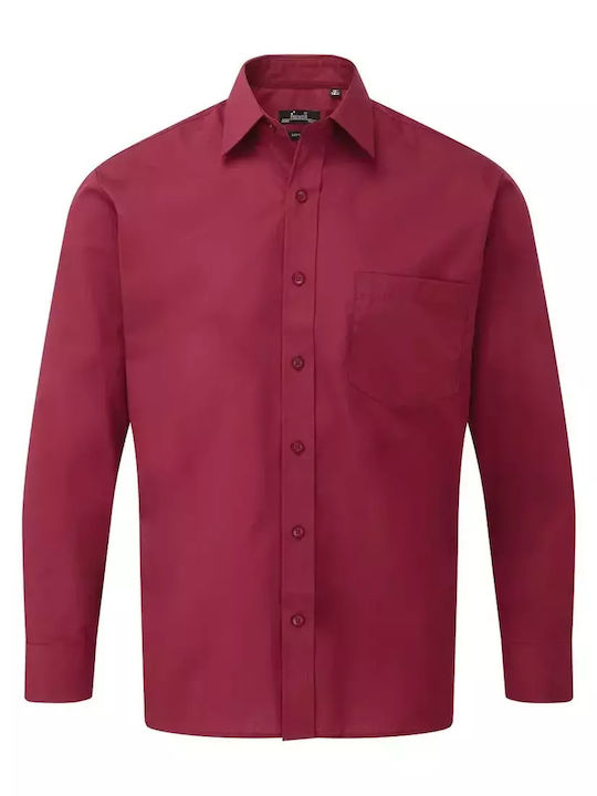 Long-sleeved Shirt Burgundy