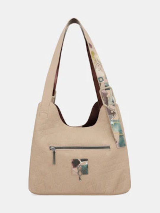 Women's Bag Shoulder Beige