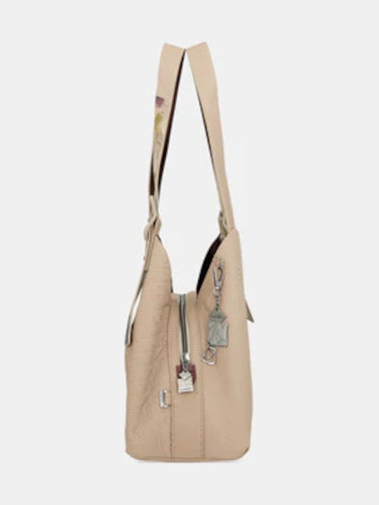 Women's Bag Shoulder Beige