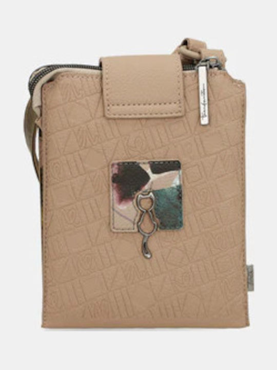 Beige Women's Mobile Phone Pouch