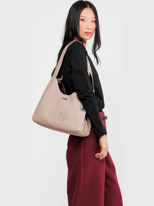 Women's Bag Shoulder Beige