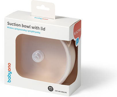 Babyono Baby Food Bowl made of Silicone Beige
