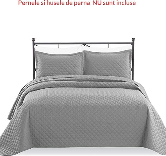 Kidizi Κουβερλί Διπλό Grey 200x220cm Kidizi Κουβερλί Διπλό Grey 200x220cm