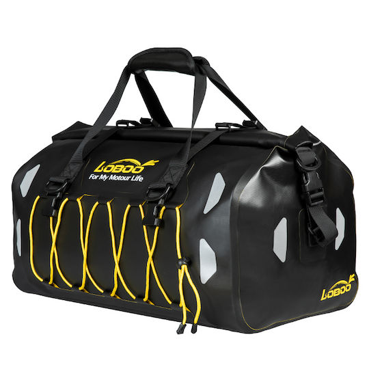 Loboo Waterproof Motorcycle Tail Bag 80lt Black