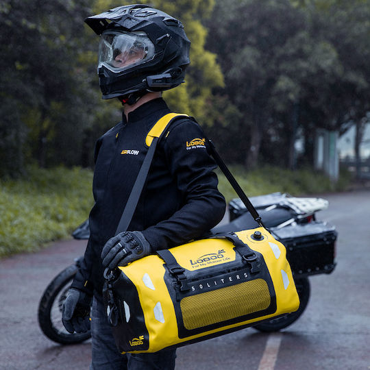 Loboo Waterproof Motorcycle Tail Bag 80lt Black