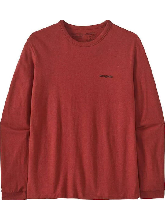 Damen Bluse Langärmelig Potters Red