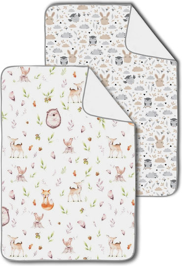 Kidizi Baby-Soßtuch Mehrfarbig 78x60cm. 2Stück