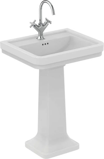 Ideal Standard Επικαθήμενος Νιπτήρας Πορσελάνης 61.5x50x17.5cm Λευκό Γυαλιστερό