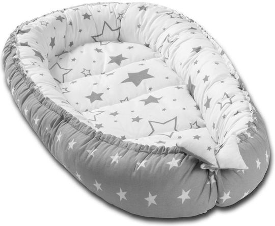 Kidizi Pernă pentru bebeluși în formă de cuib Galaxy Grey 30x70buc