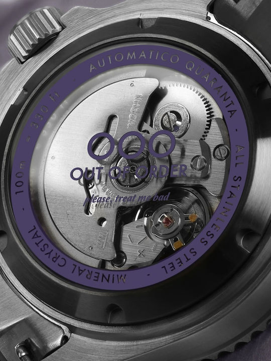 Out Of Order Women's Watch Automatic with Silver Metal Bracelet