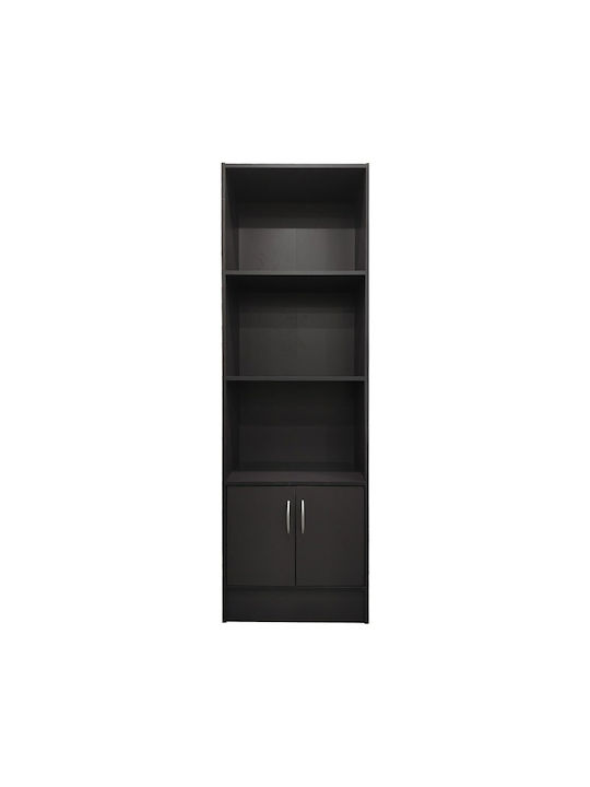 Tekaro Bücherregal Anthrazit Farbgebung 57x33x180cm