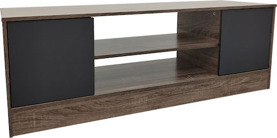 Sasa Επιδαπέδιο Oak-ανθρακί 120x35x41.5εκ. Sasa Επιδαπέδιο Oak-ανθρακί 120x35x41.5εκ.