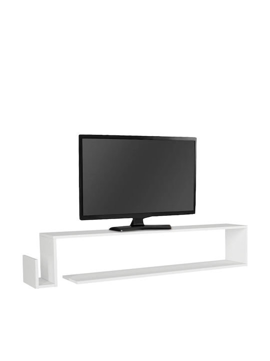 Έπιπλο Τηλεόρασης Regnar Λευκό Μ168.6xΠ25xΥ31.8cm