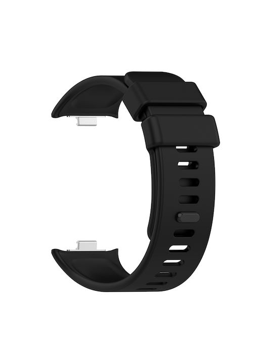 Redmi Watch 4 Xiaomi Smart Band 9 Pro Solid Color Silicone Sports Watch Band Black Redmi Watch 4 Xiaomi Smart Band 9 Pro Solid Color Silicone Sports Watch Band Black