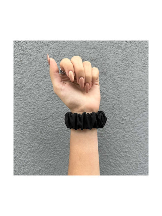 Sonique Scruncie Curea Tesatura Negru (Apple Watch (42/44/45/49MM) - Apple)