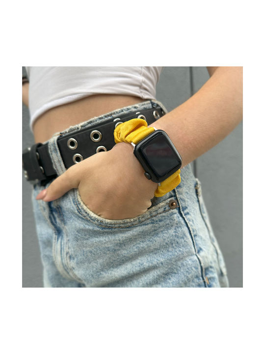 Sonique Scruncie Strap Yellow (Apple Watch 38/40/41/42mm)