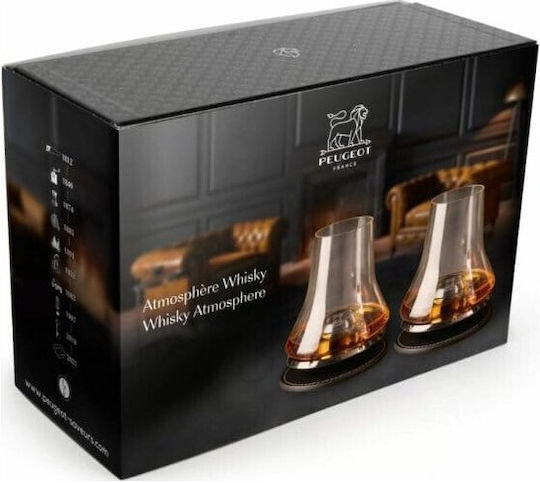 Peugeot Set of Glasses Whiskey made of Glass 2pcs
