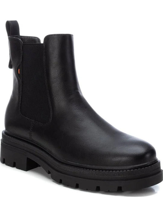Leather Women's Chelsea Ankle Boots Black