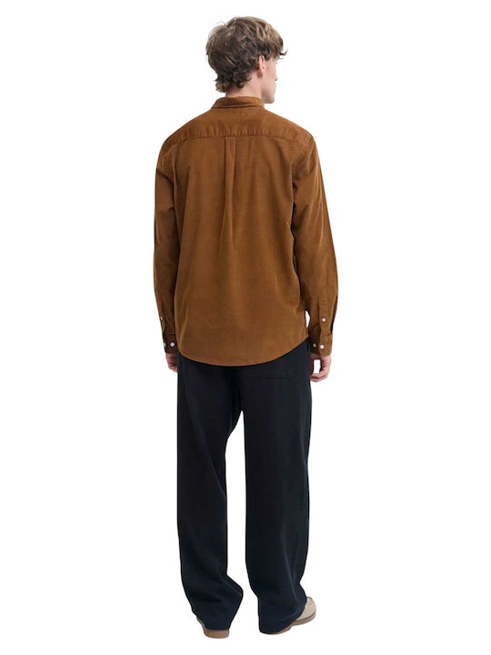 Long-sleeved Corduroy Shirt Monks Robe