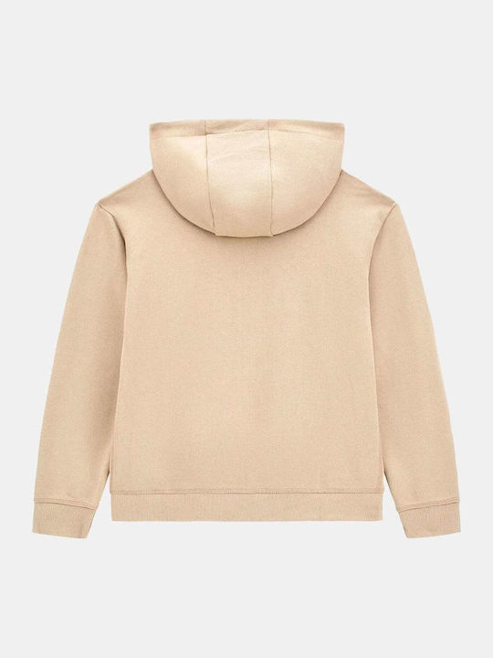 Kids Sweatshirt with Hood and Pockets Gold