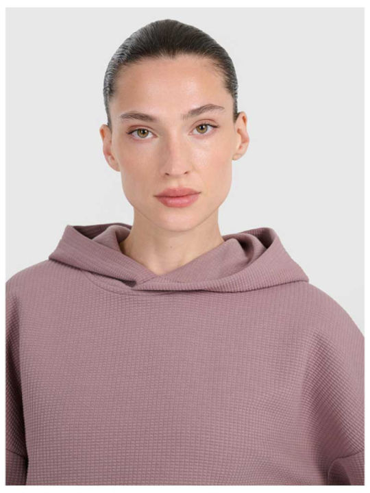 Women's Sweatshirt Hooded Pink