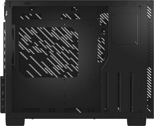Adata Valor Air Nano Gaming Mini-Turm Computergehäuse mit ARGB-Beleuchtung Schwarz