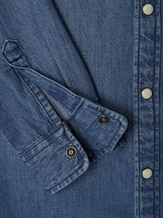 Kids Shirt Long Sleeve Denim Portez
