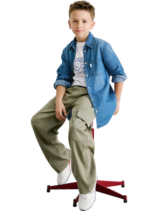 Kids Shirt Long Sleeve Denim Portez