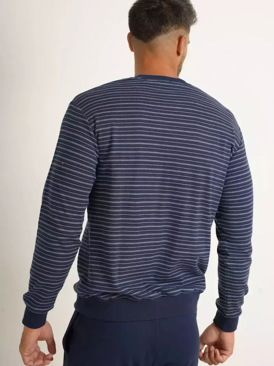 Bonatti Men's Winter Pajamas Set Navy Blue
