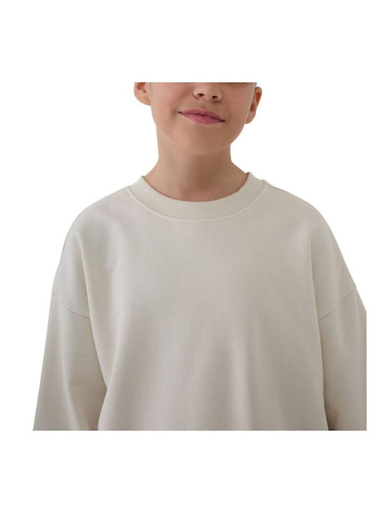 Kinder-Sweatshirt Ecru