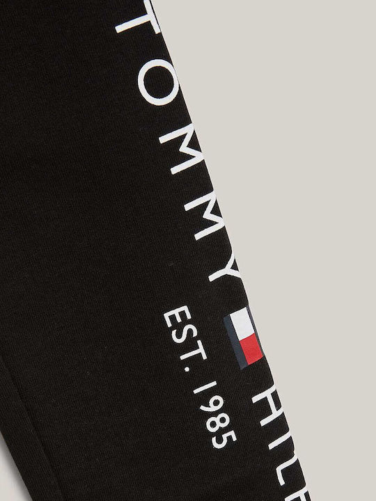 Kinder Leggings Lang Schwarz Essential