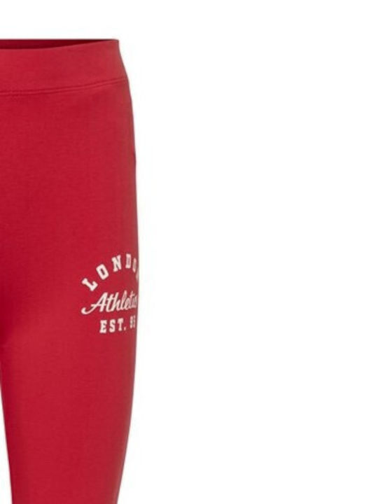 Kinder Leggings Lang Rot
