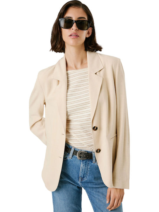 Pepe Jeans Γυναικείο Σακάκι Light Beige