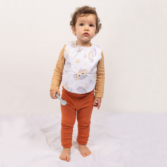 Kidizi Impermeabila Bavetă din 100% Bumbac cu Buzunar Minnie Stars pentru 36 m+ 2buc